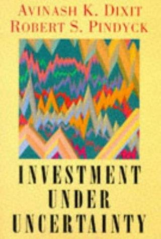 Dixitin ja Pindyckin kirjan Investment under Uncertainty kansi