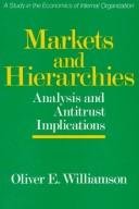 Oliver E. Williamsonin kirjan Markets and Hierarchies kansi